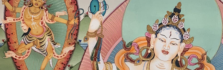 Machik Labdron Thangkas - The Thangka