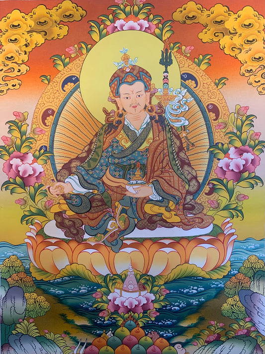Guru Rinpoche Thangka Painting 50*40