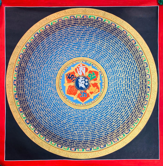 Mantra Mandala Thangka Painting 100*100