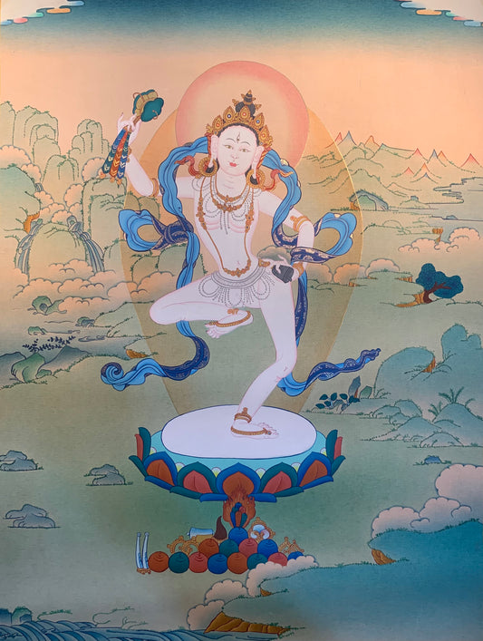 Machik Labdron Thangka Painting 60*42