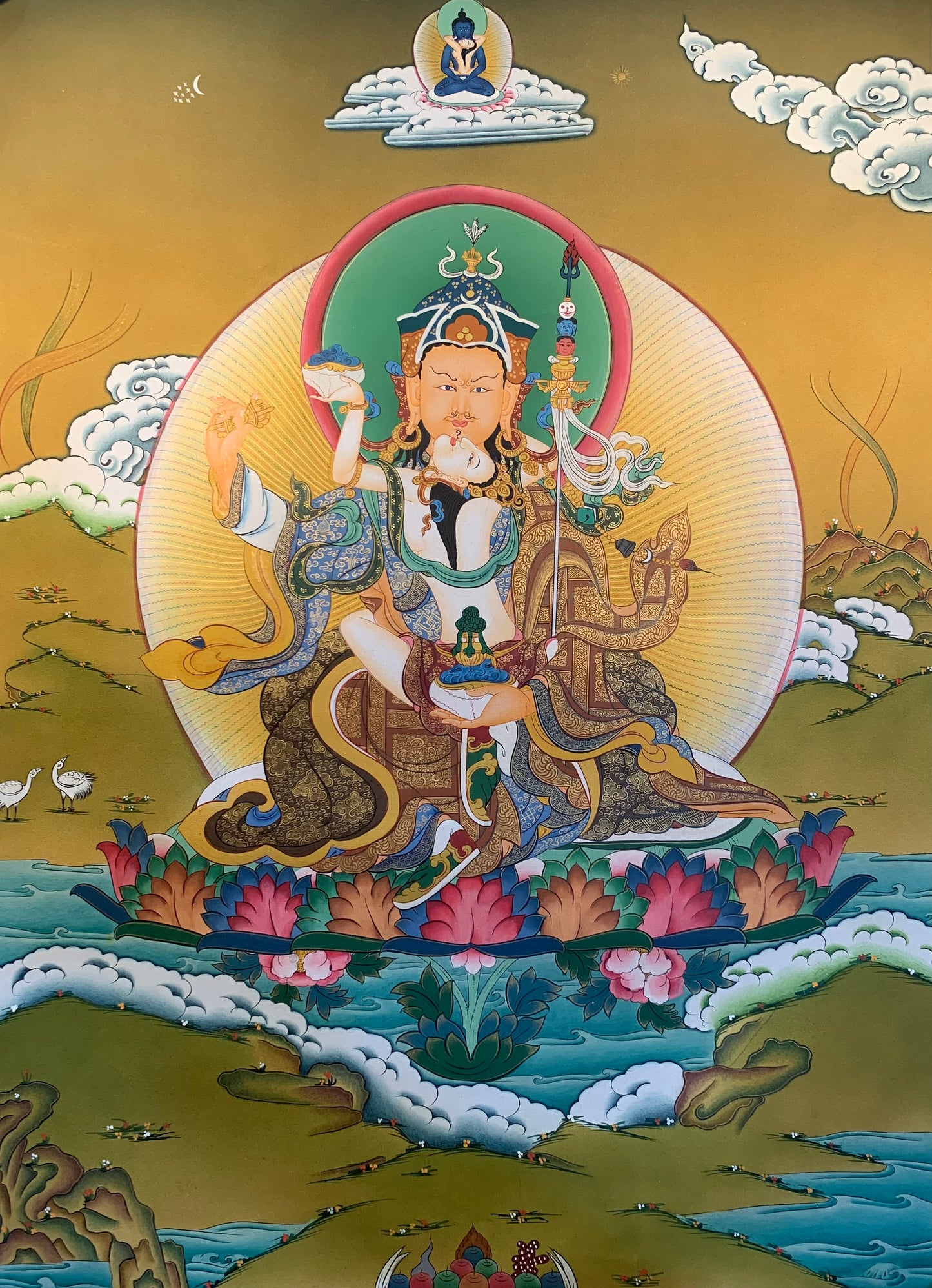 Guru Rinpoche Thangka Painting 56*42