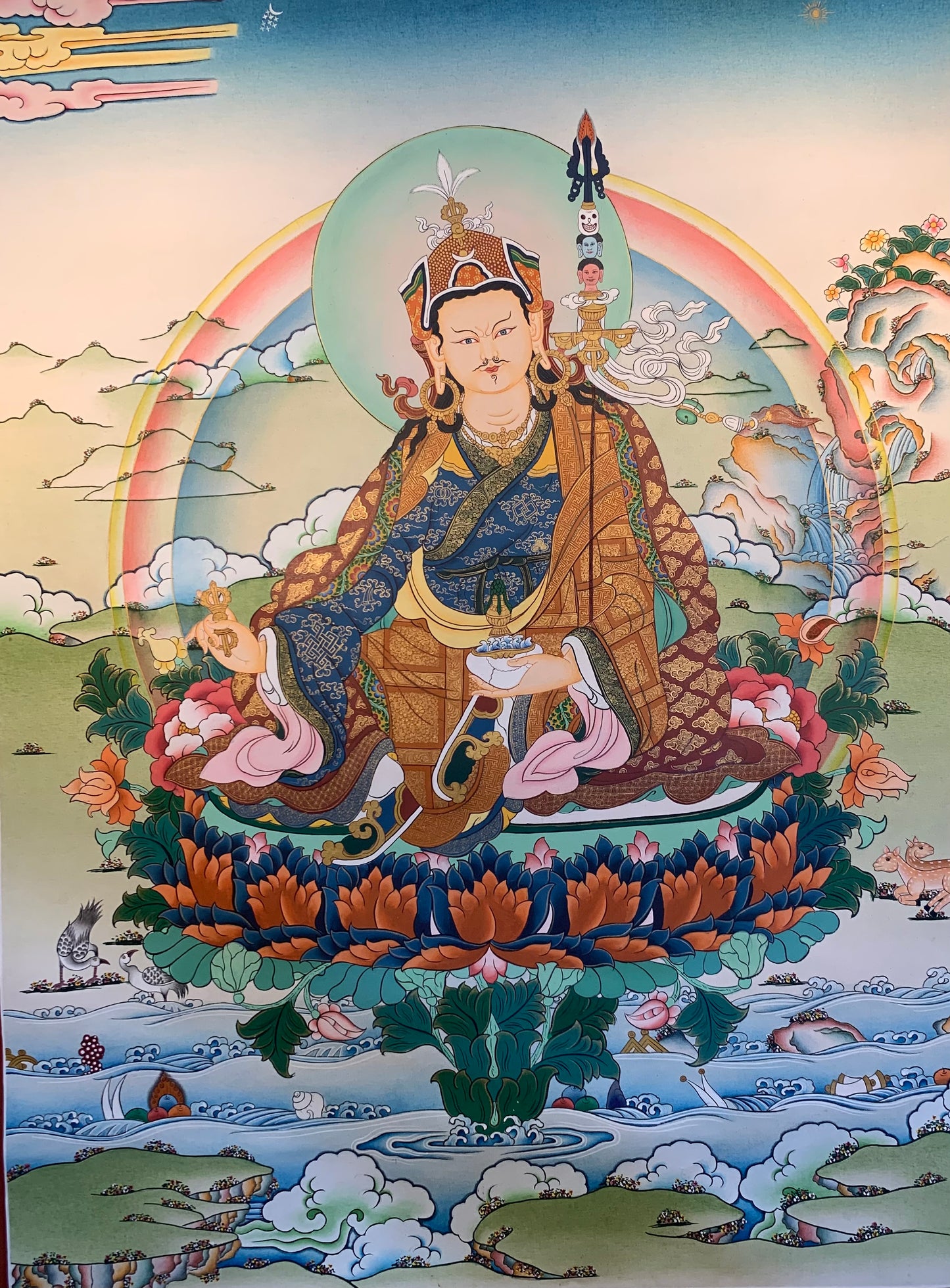 Guru Rinpoche Thangka Painting 60*45