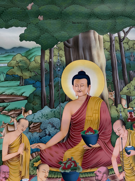 Shakyamuni Buddha Thangka Painting 120*64
