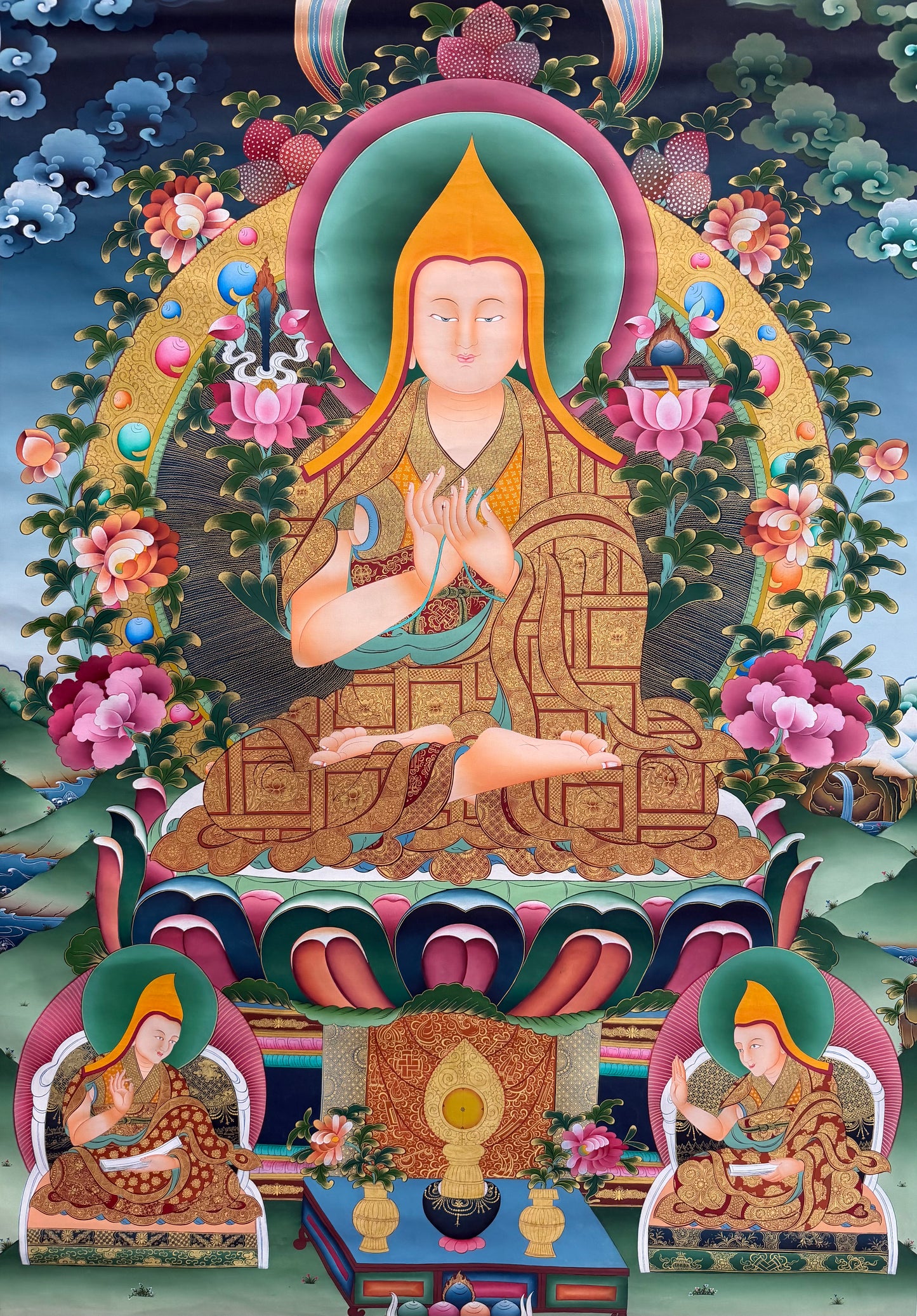 Je Tsongkapa Thangka Painting 120*90