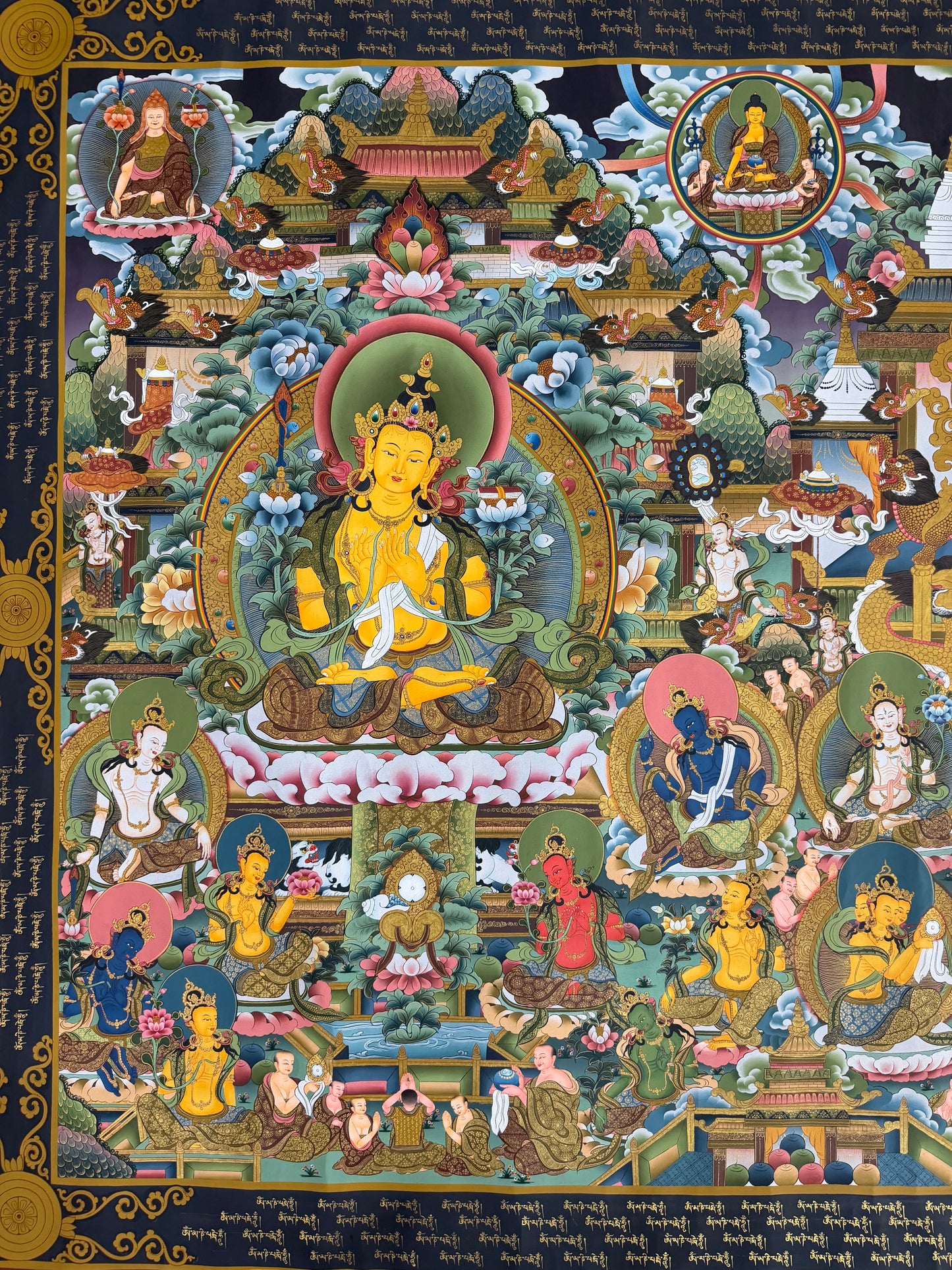Vajrasattva Thangka Painting 200*120