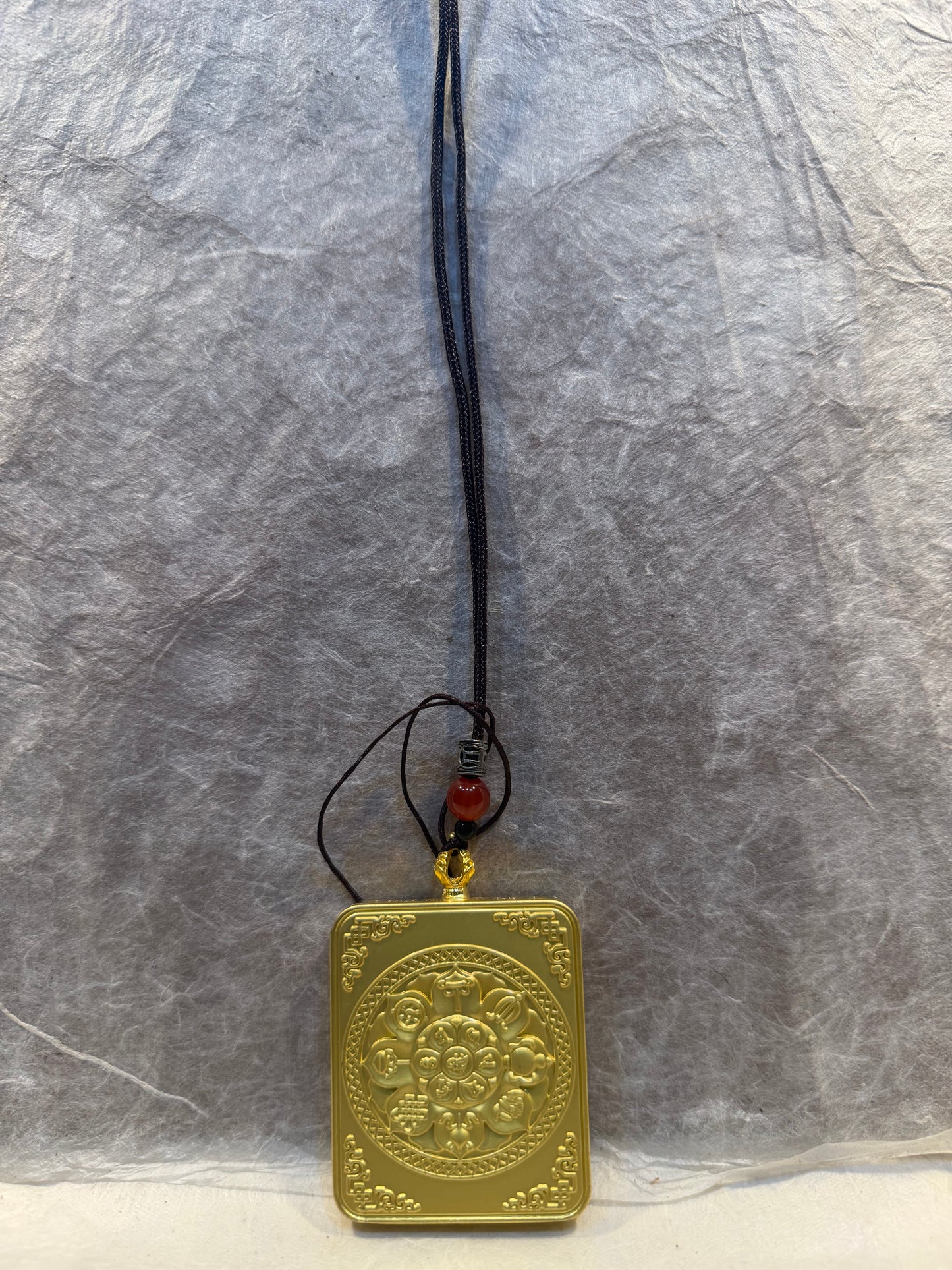 Amitabha Buddha Thangka Locket Necklace