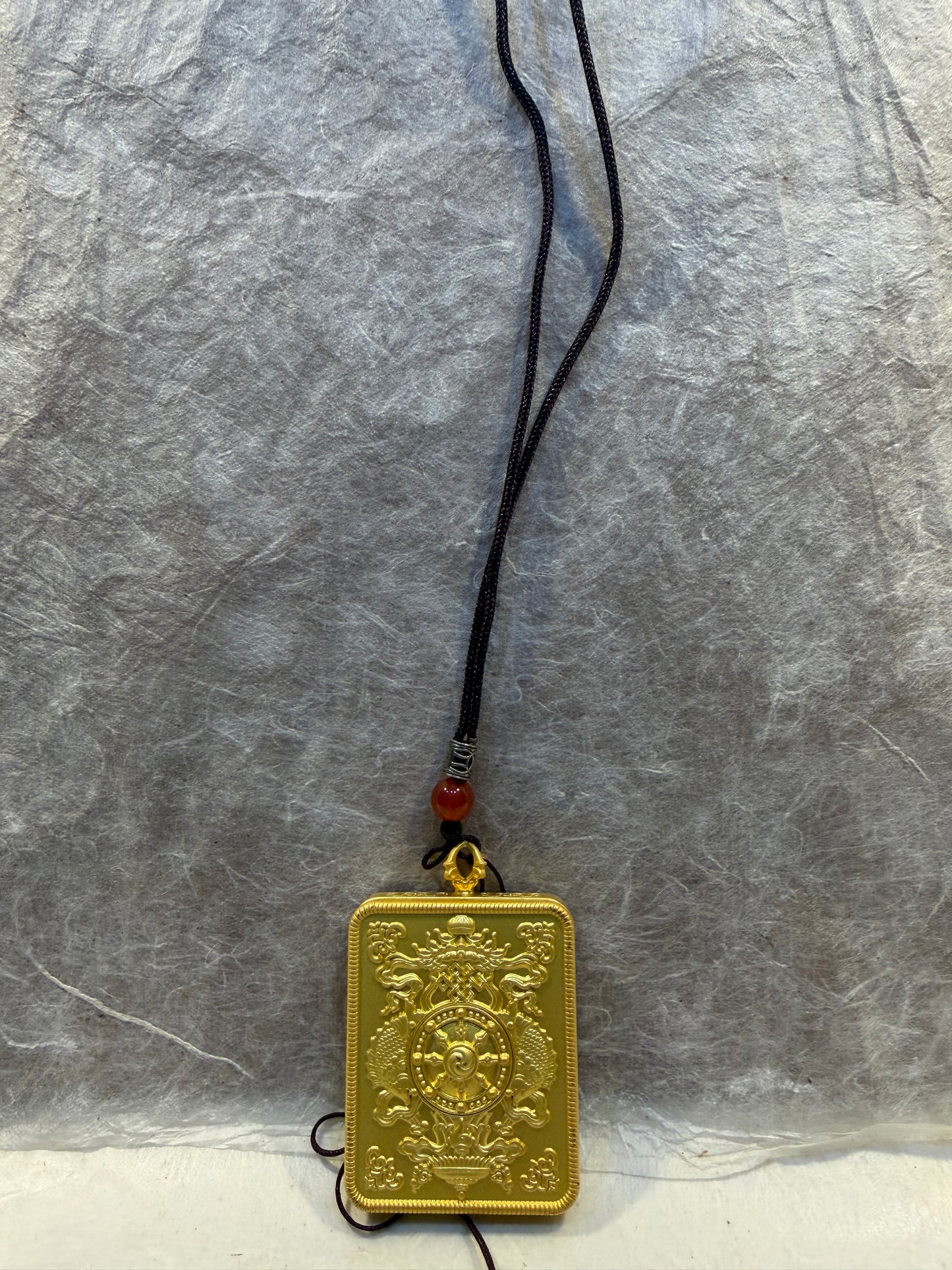 Shakyamuni Buddha Thangka Locket Necklace