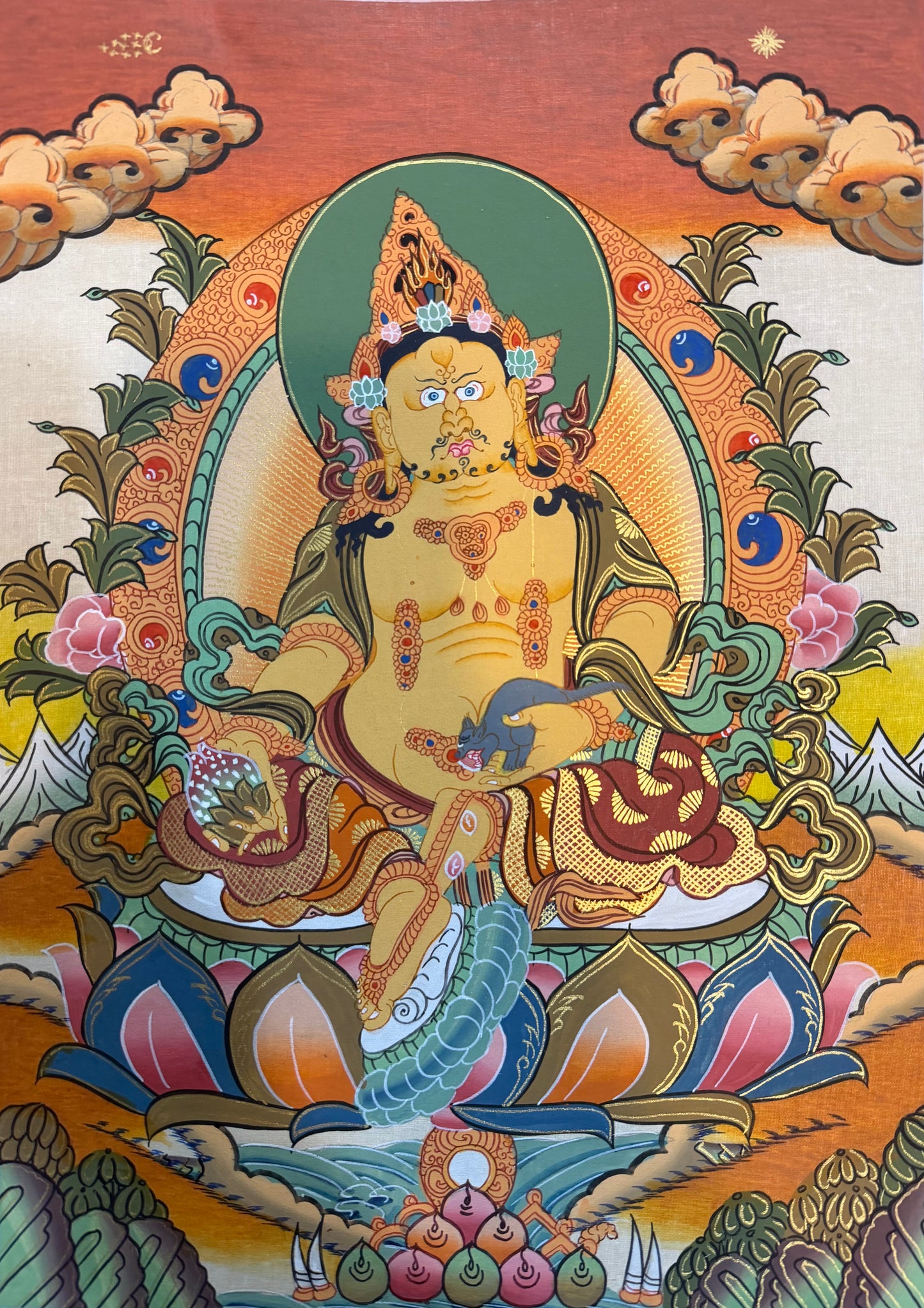 Jambhala Thangka Painting 40*30