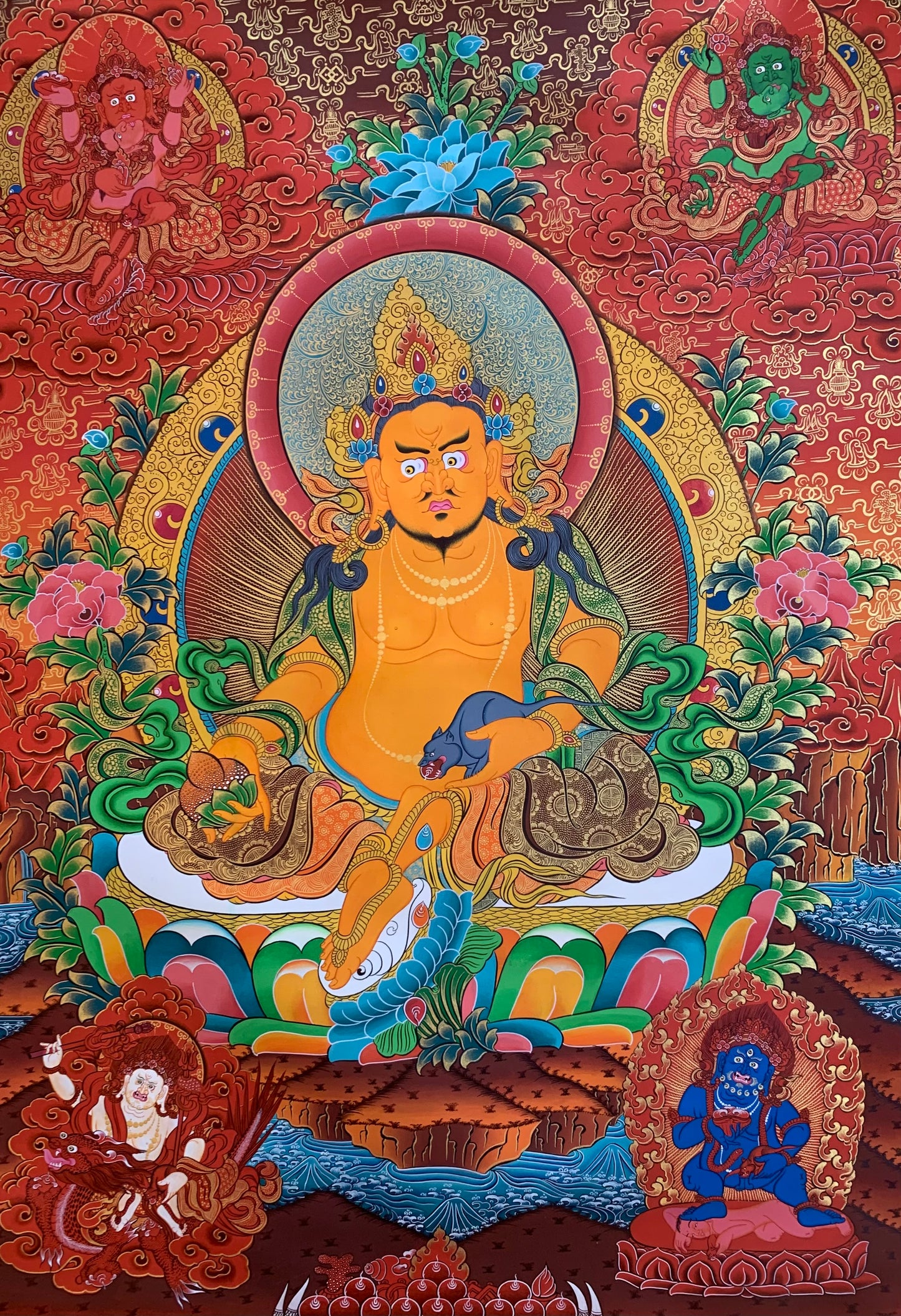 Jambhala Thangka Painting 94*62