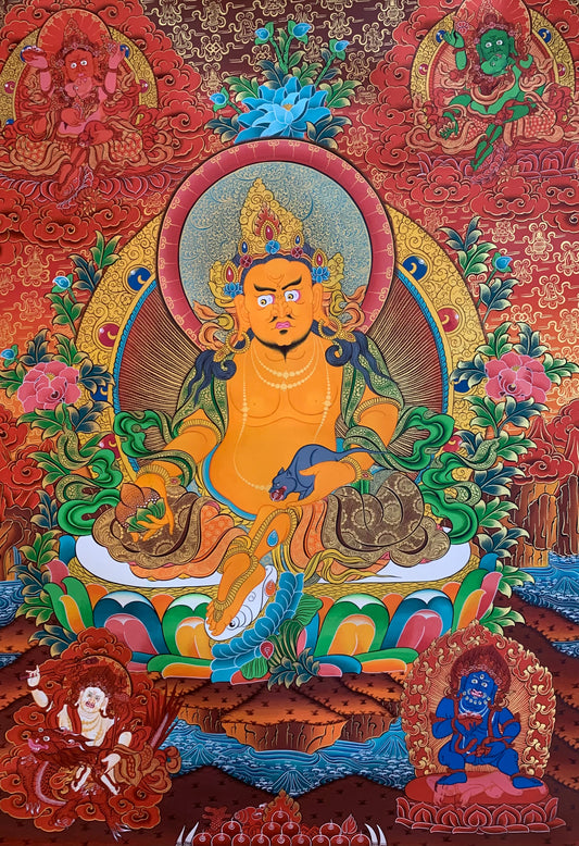 Jambhala Thangka Painting 94*62
