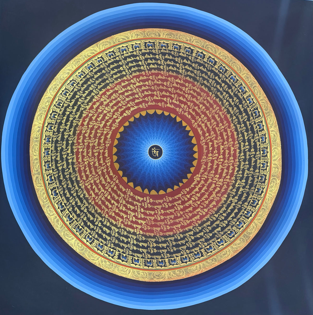 Mantra Mandala Thangka Painting 70*70