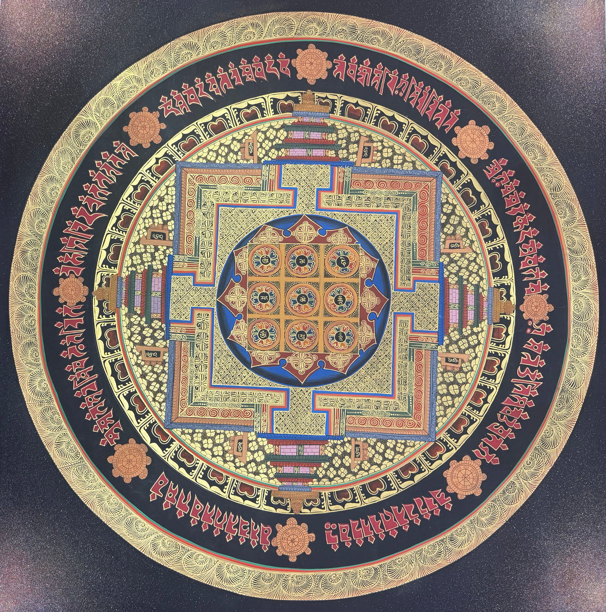 Mantra Mandala Thangka Painting 70*70