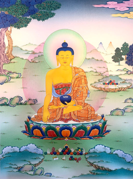 Shakyamuni Buddha Thangka Painting 60*46