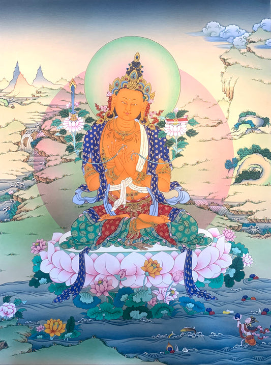 Manjushri Thangka Painting 60*45
