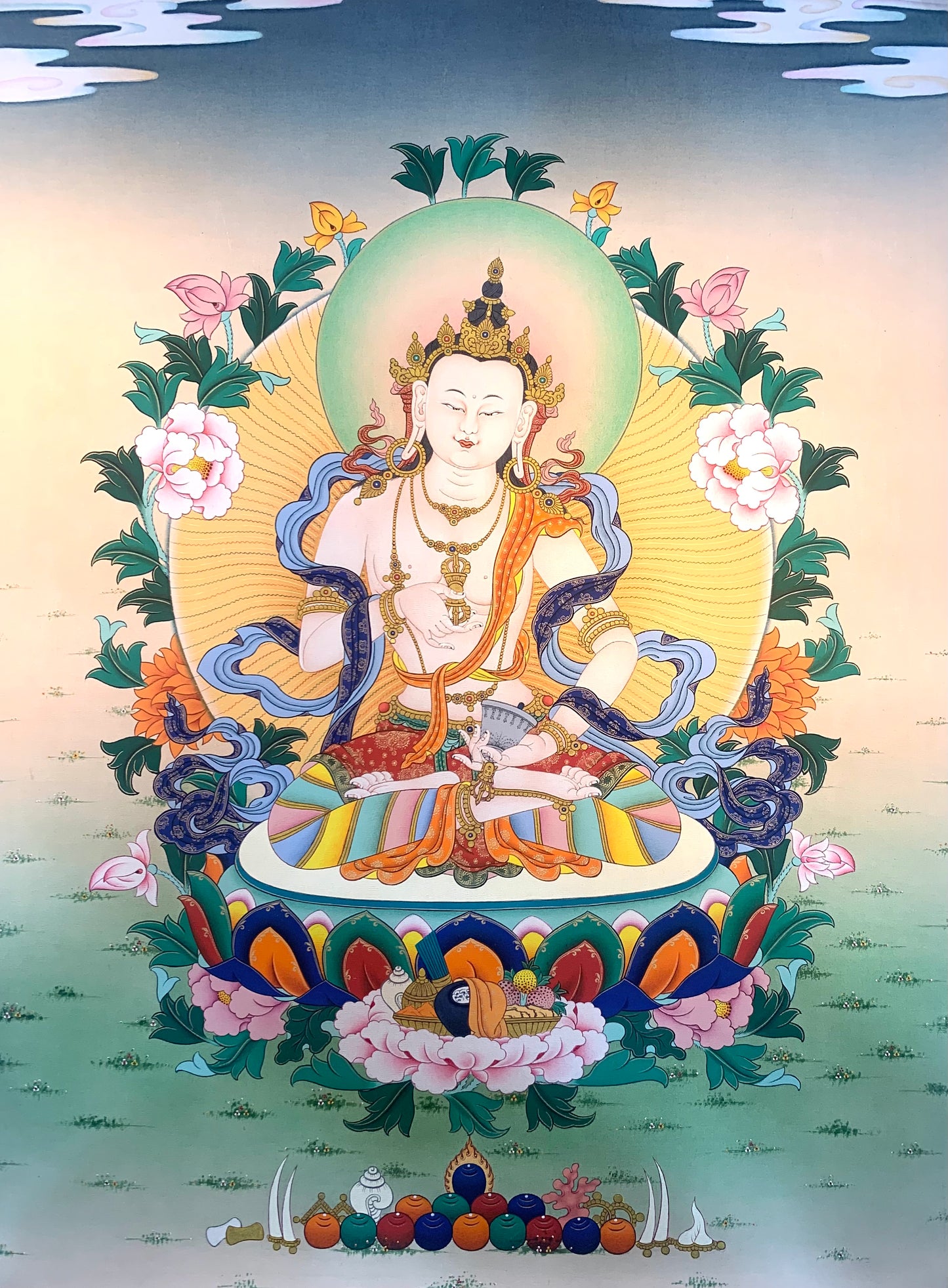 Vajrasattva Thangka Painting 60*45