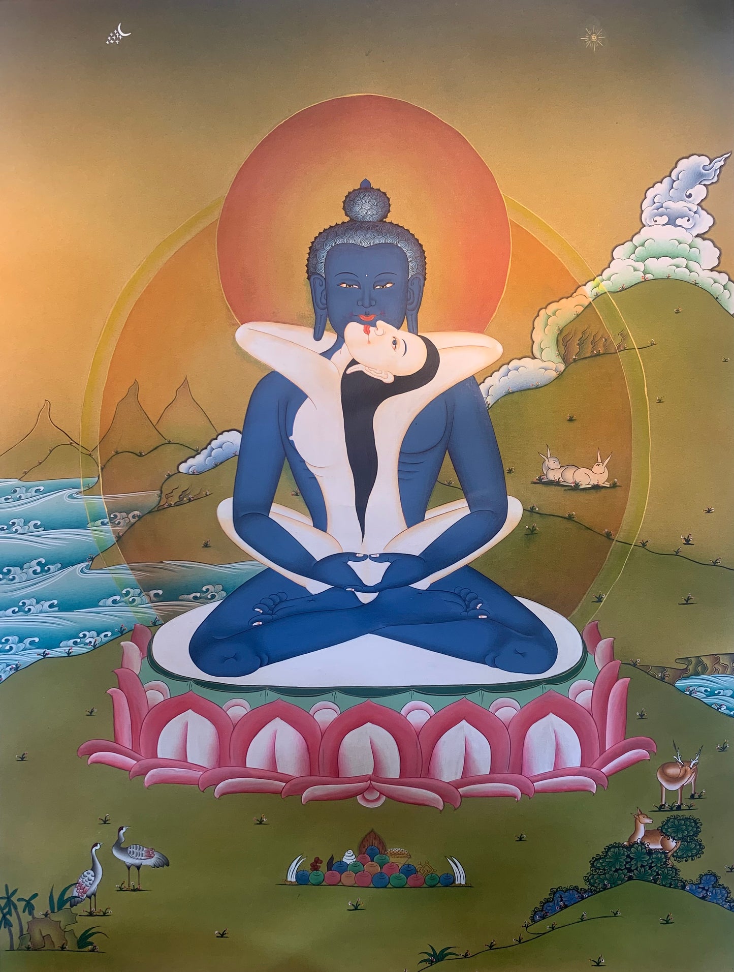 Samantabhadra Thangka 60*45