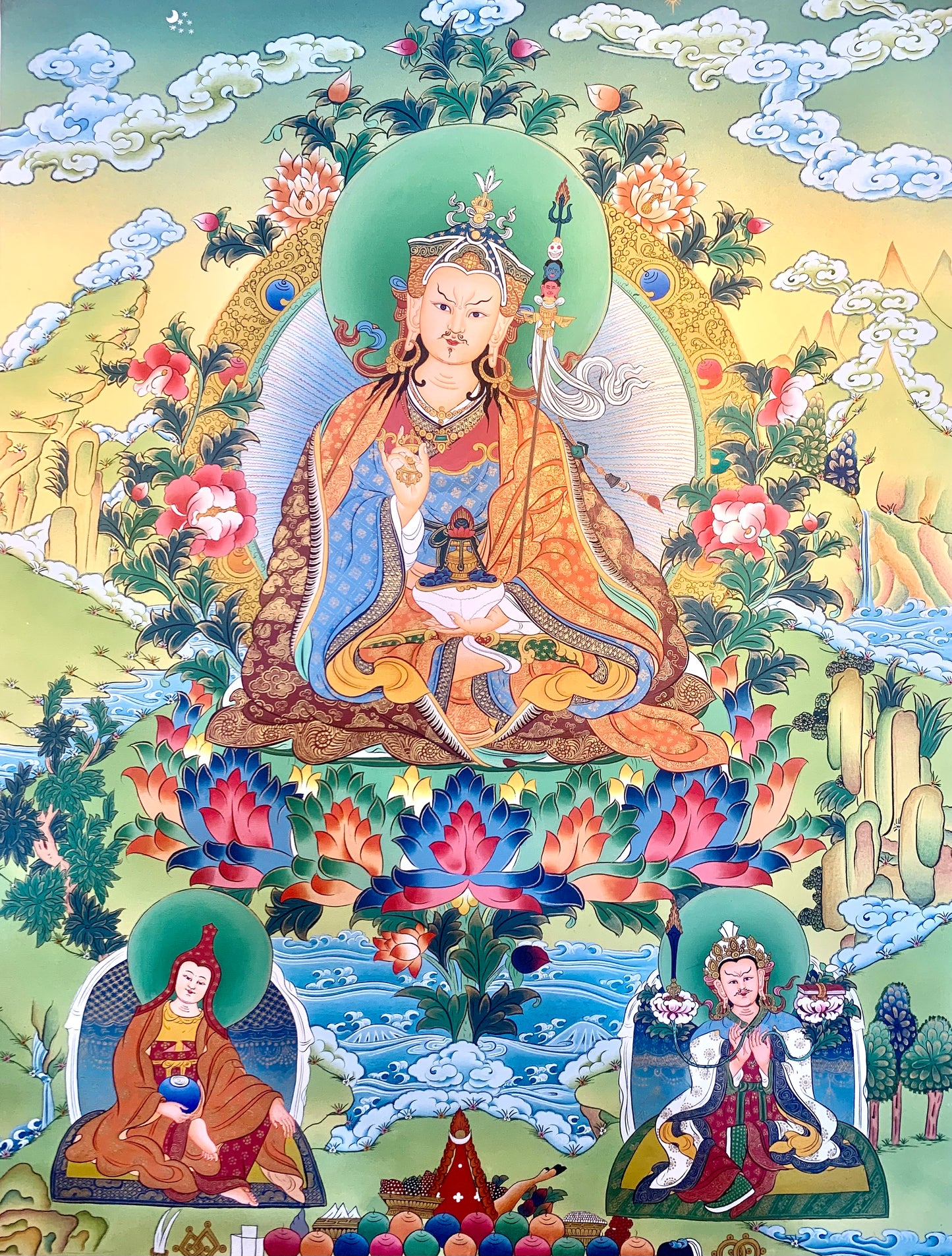 Guru Rinpoche Thangka Painting 60*45