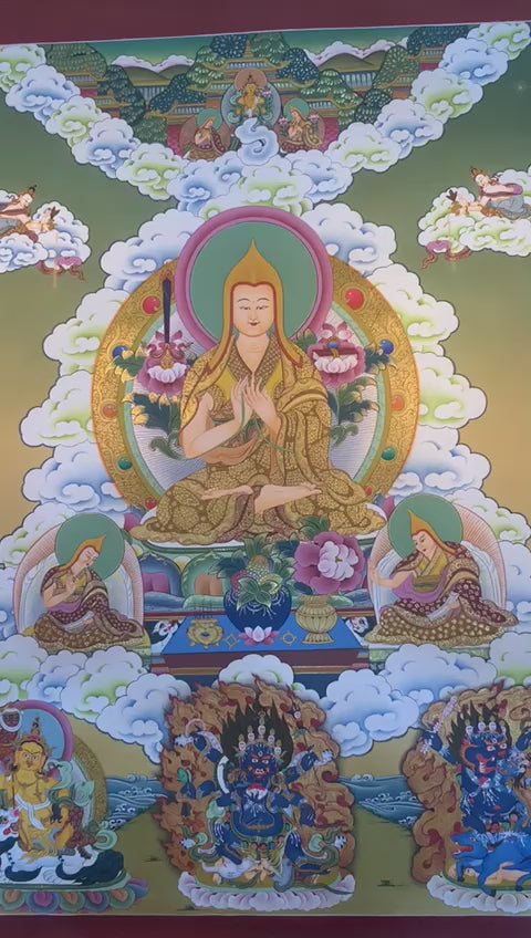 Je Tsongkapa Thangka Painting 70*50