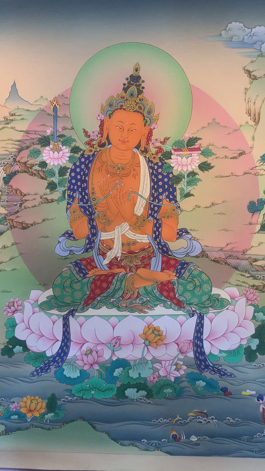 Manjushri Thangka Painting 60*45