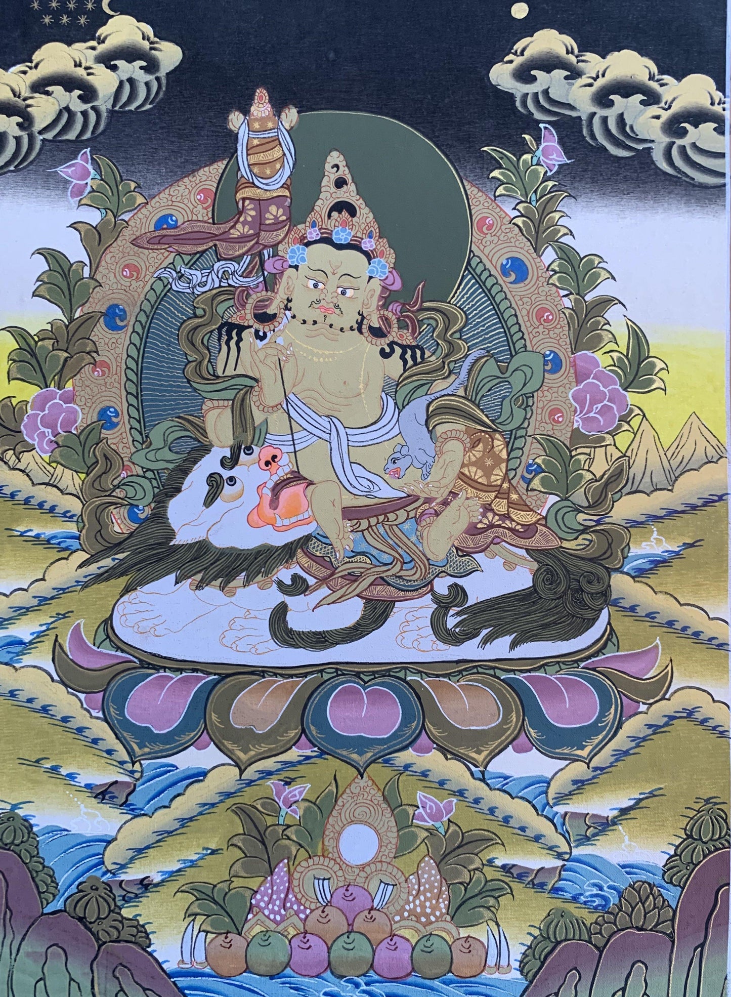 Jambhala Thangka Painting 40*30 - The Thangka