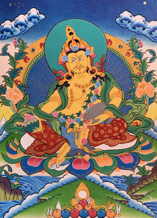 Jambhala Thangka Painting 40*30 - The Thangka
