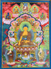 Shakyamuni Buddha Thangka Painting 94*68 - The Thangka