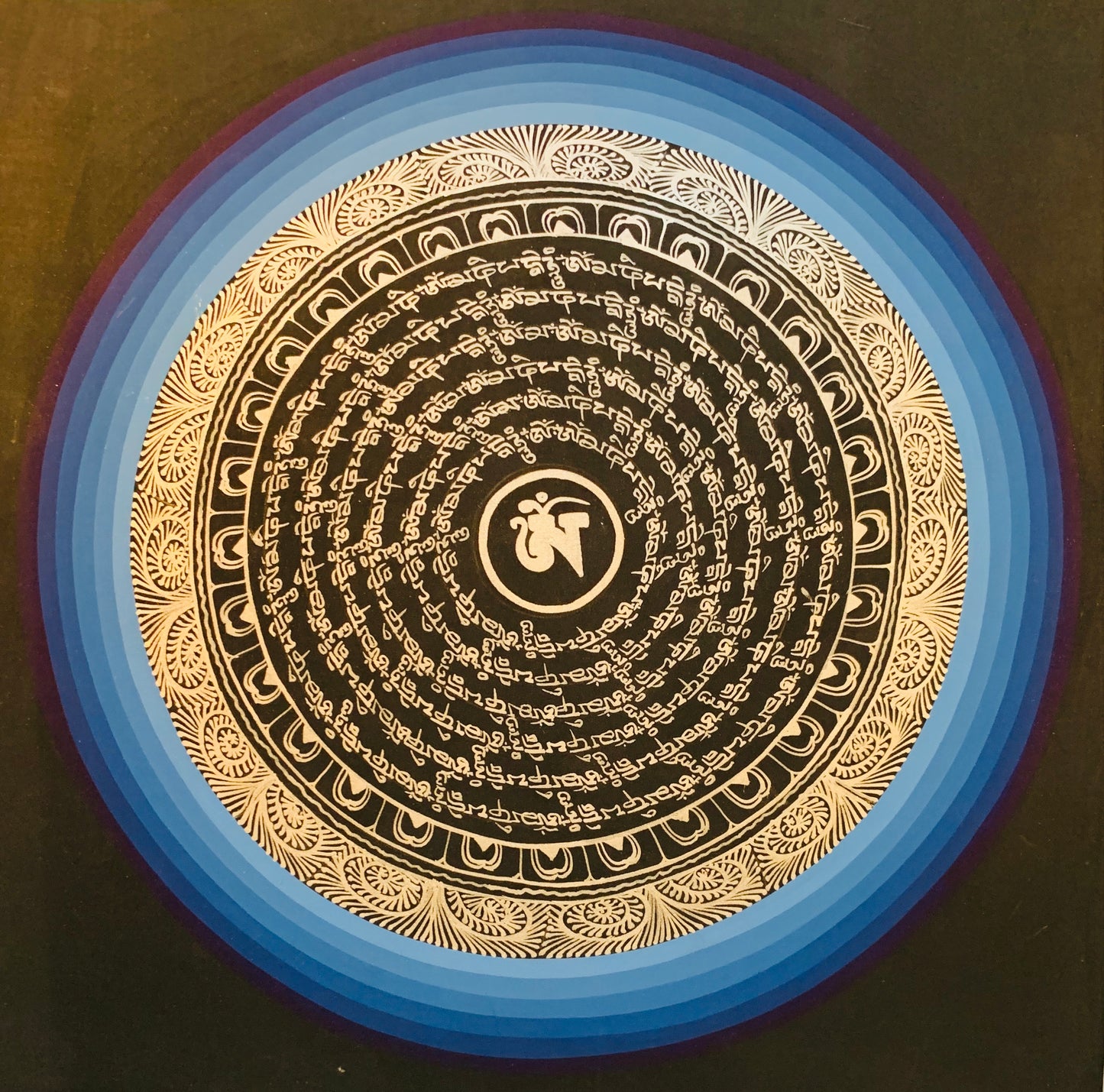 Mantra Mandala Thangka Painting 30*30 - The Thangka