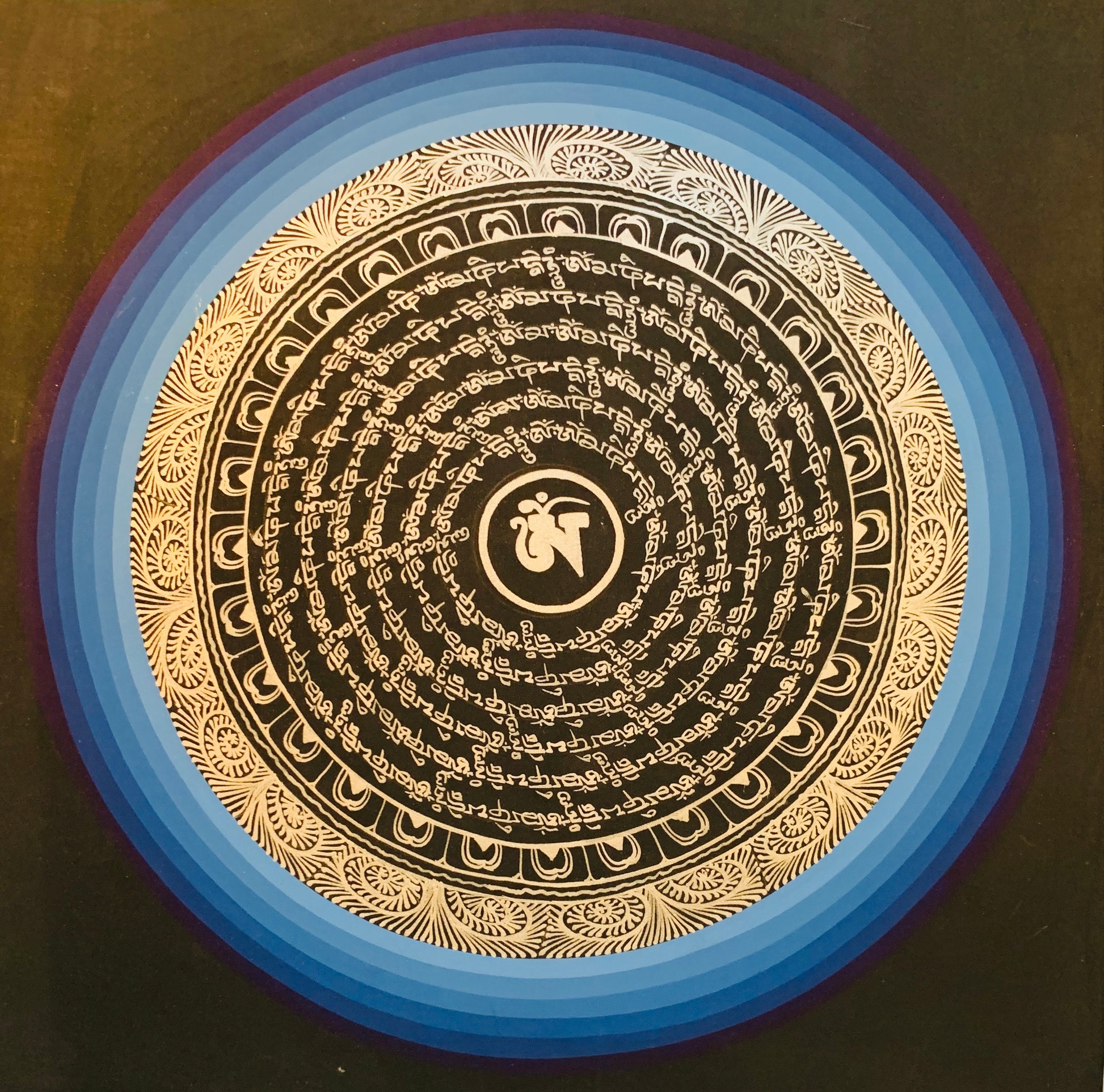 Mantra Mandala Thangka Painting 30*30 - The Thangka