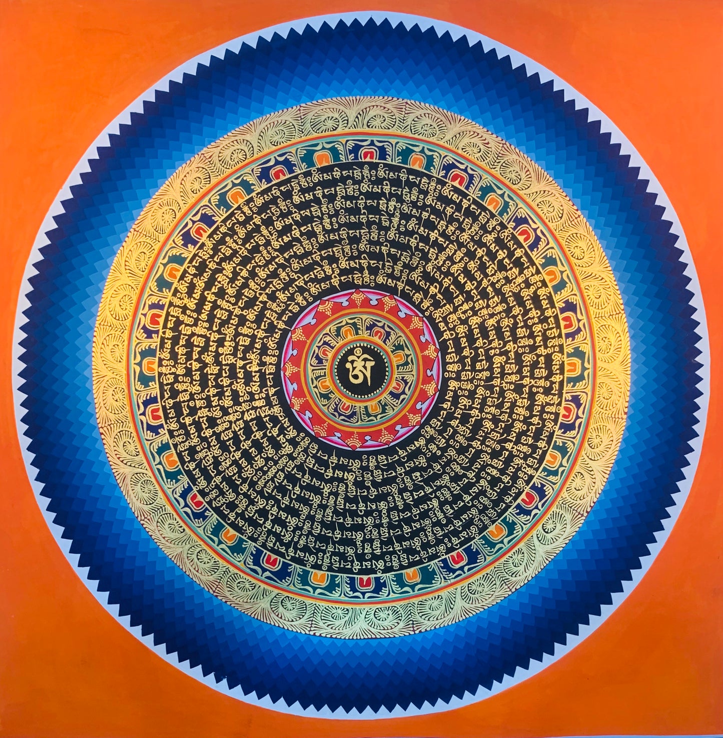 Mantra Mandala Thangka Painting 50*50 - The Thangka