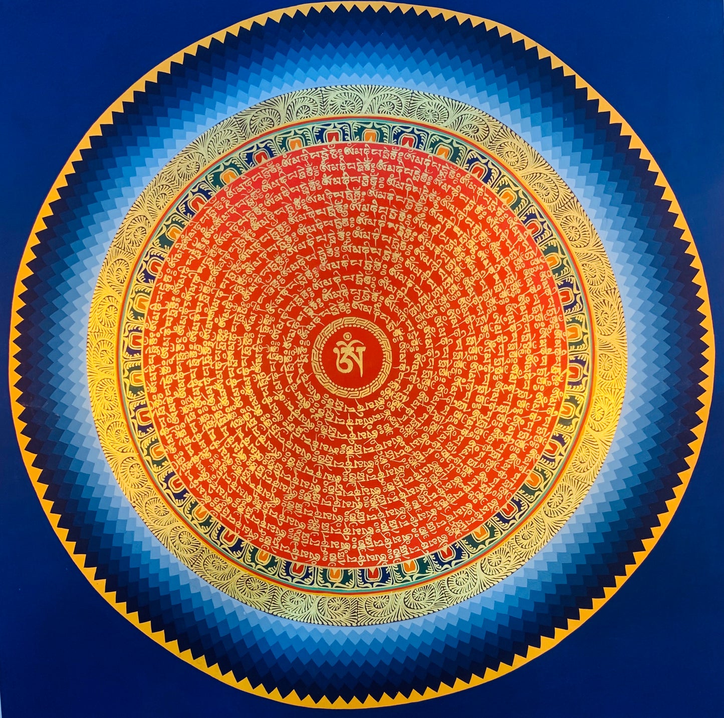 Mantra Mandala Thangka Painting 50*50 - The Thangka