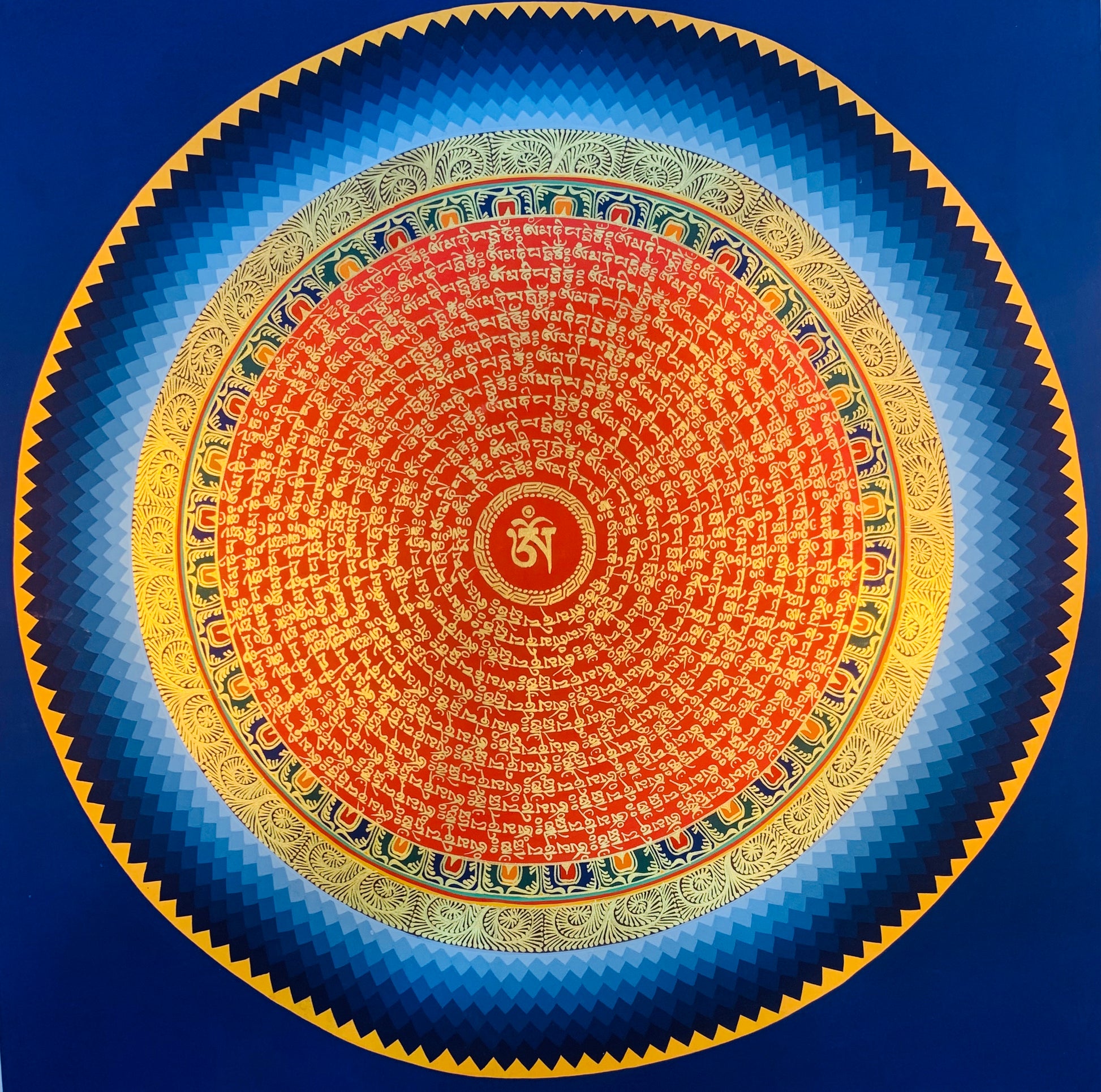 Mantra Mandala Thangka Painting 50*50 - The Thangka