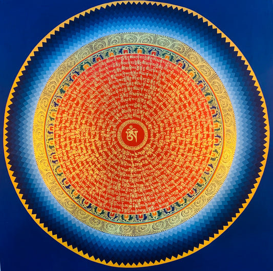 Mantra Mandala Thangka Painting 50*50 - The Thangka
