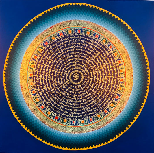 Mantra Mandala Thangka Painting 50*50 - The Thangka