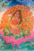 Wrathful Deity Rahula Thangka Painting 70*50 - The Thangka