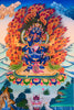 Wrathful Deity 2 Arms Mahakala Thangka Painting 80*53 - The Thangka