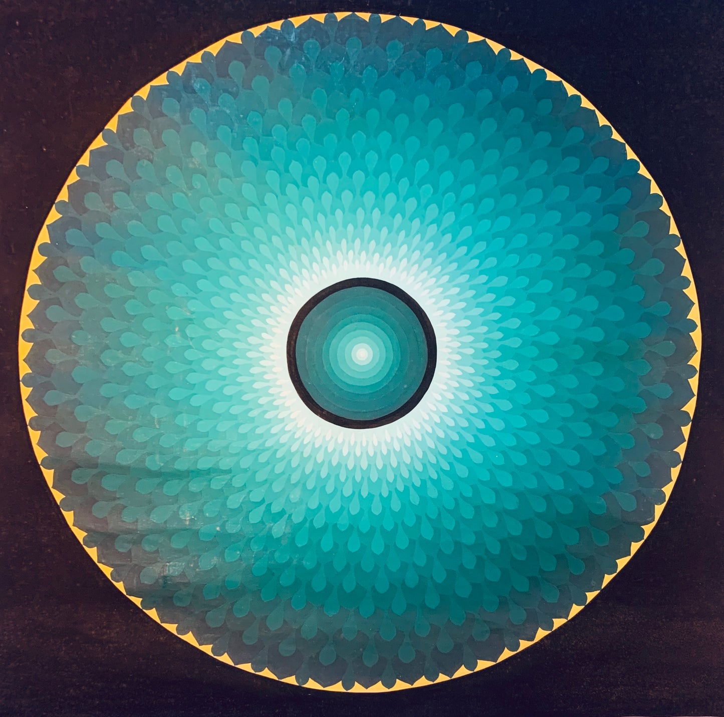 Lotus Mandala Thangka Painting 44*44 - The Thangka