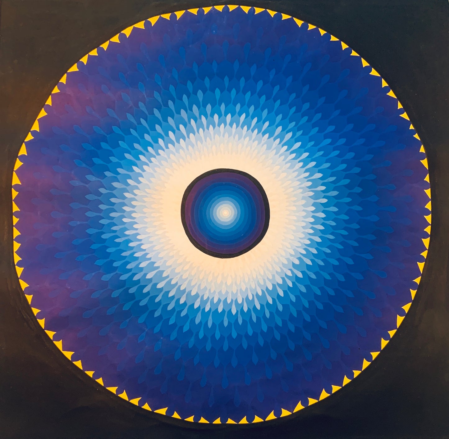 Lotus Mandala ThangkaPainting 44*44 - The Thangka