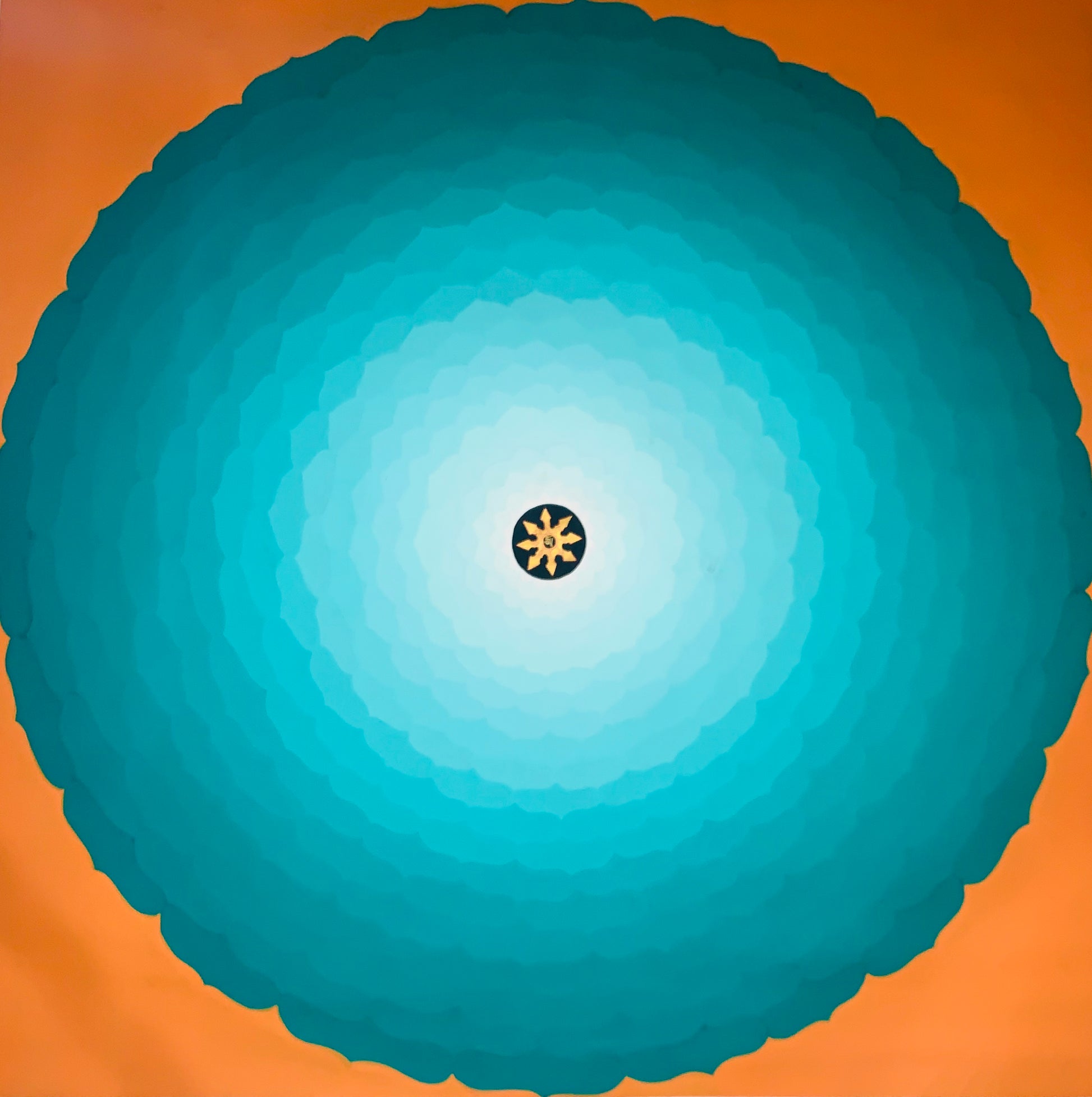 Lotus Mandala Thangka Painting 144*144 - The Thangka