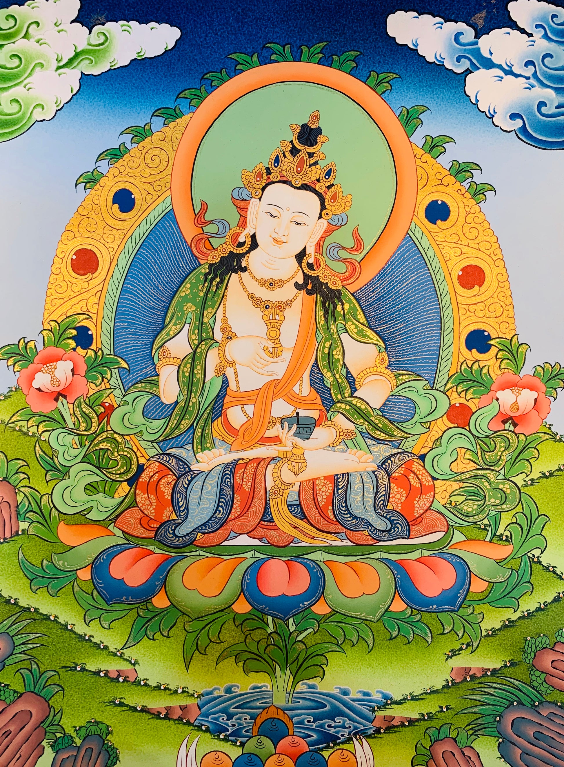 Vajrasattva Thangka Painting 50*40 - The Thangka