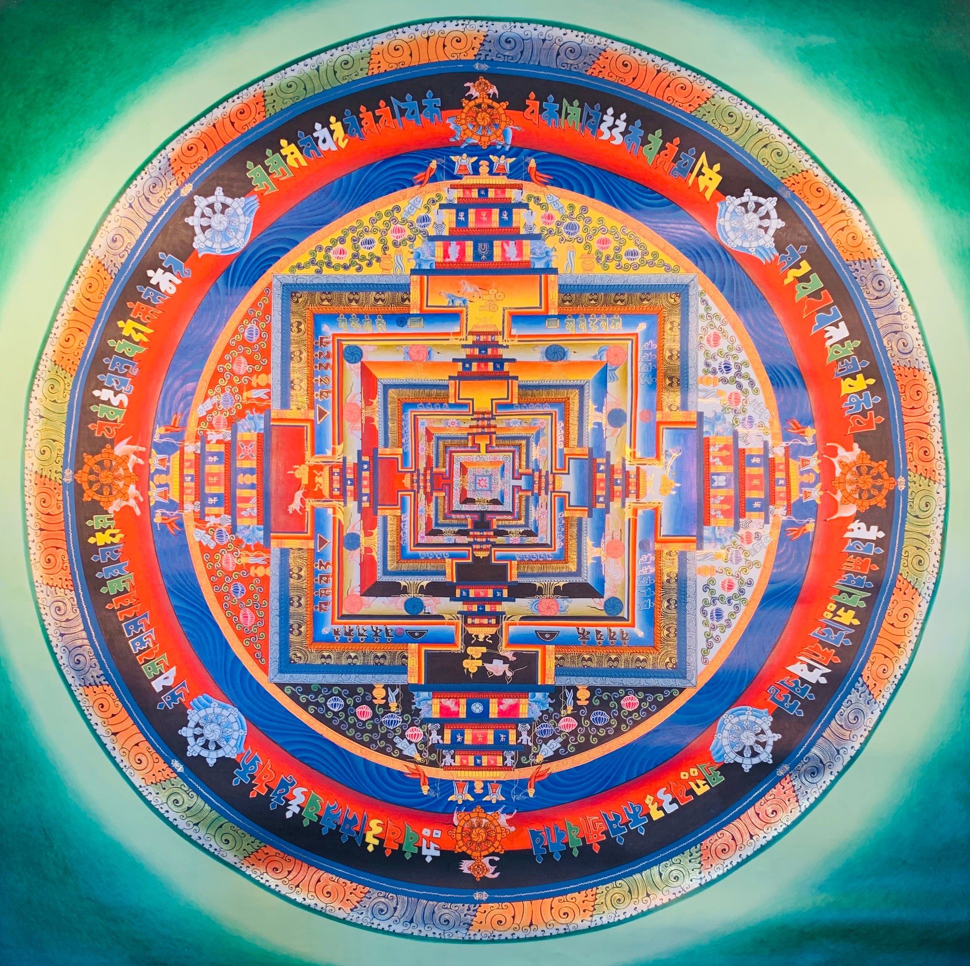 Kalachakra Mandala Thangka Painting 60*60 - The Thangka