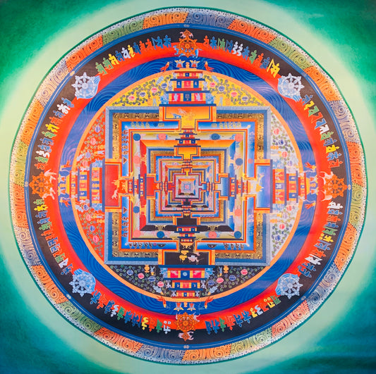 Kalachakra Mandala Thangka Painting 60*60 - The Thangka