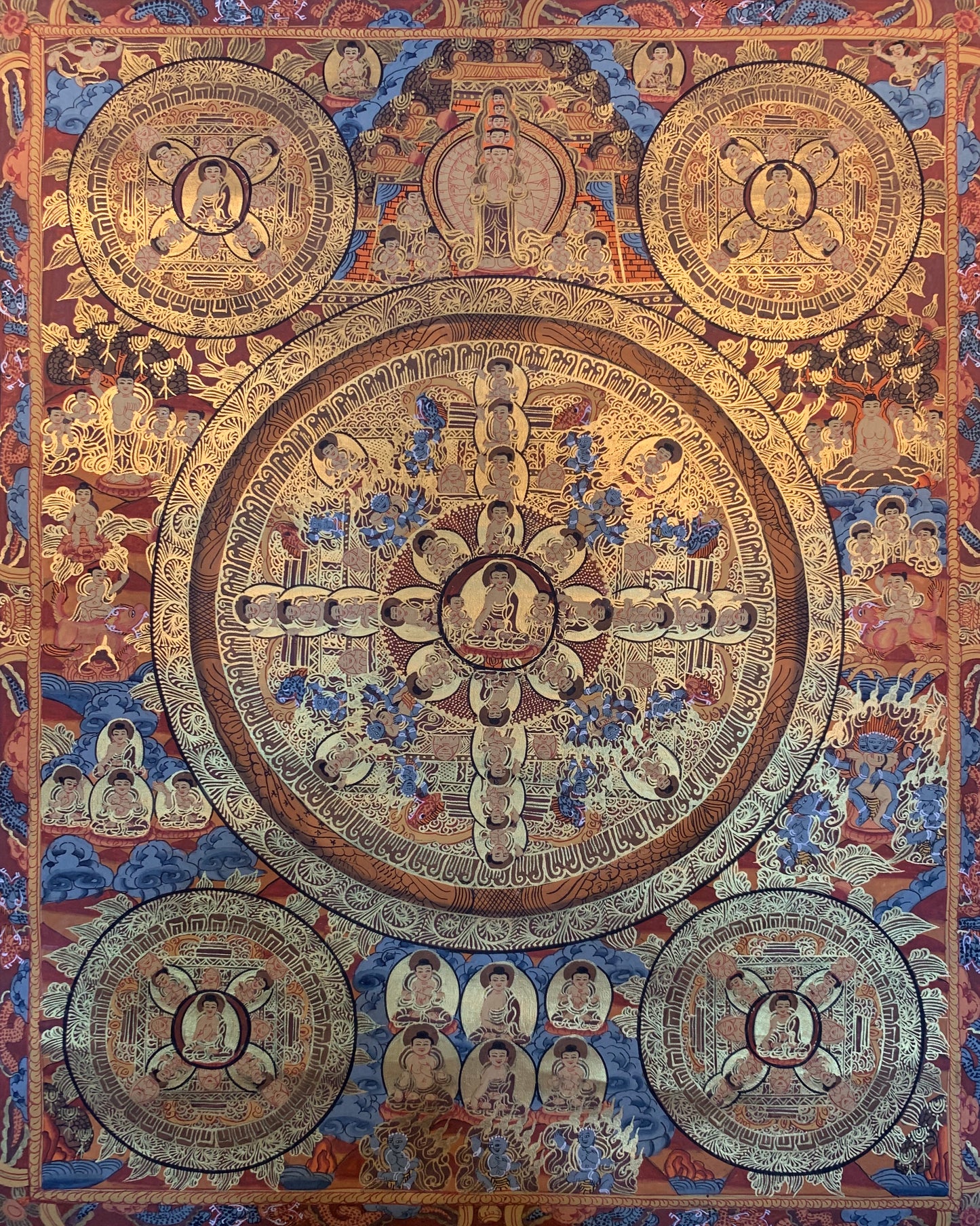 Buddha Mandala Thagka Painting 50*40 - The Thangka