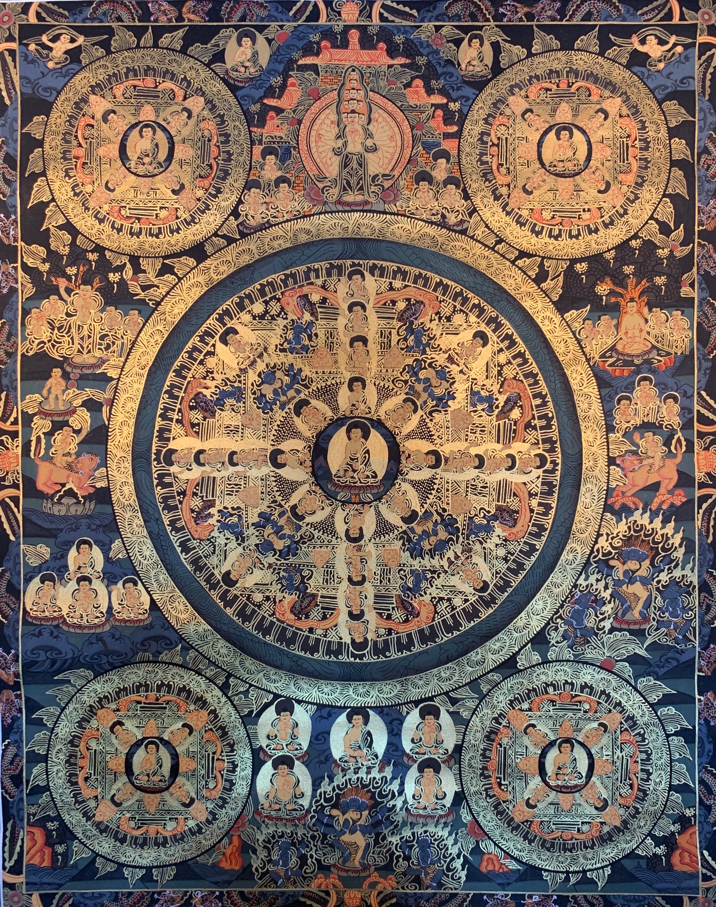 Buddha Mandala Thagka Painting 50*40 - The Thangka