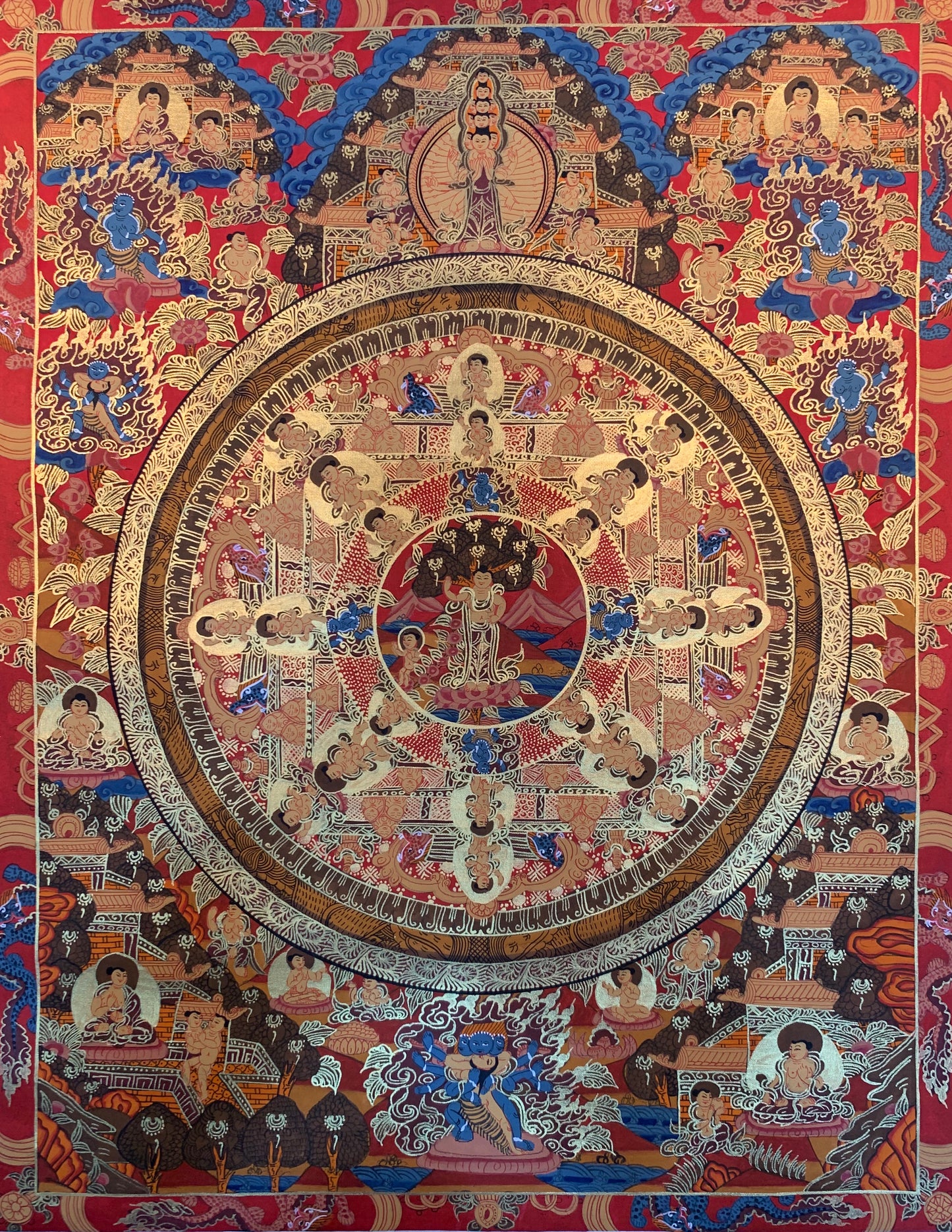 Buddha Mandala Thagka Painting 50*40 - The Thangka
