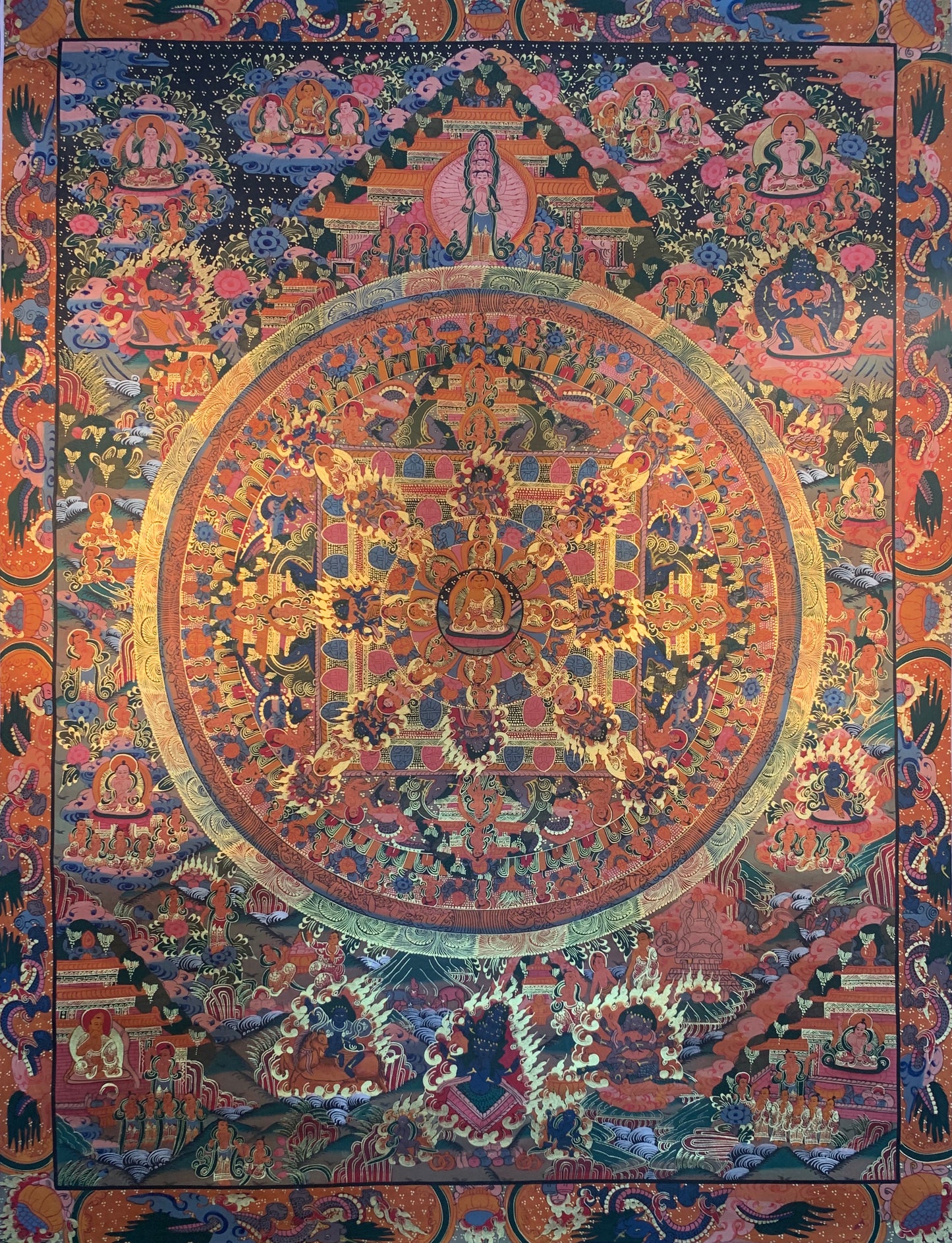 Buddha Mandala Thagka Painting 75*60 - The Thangka