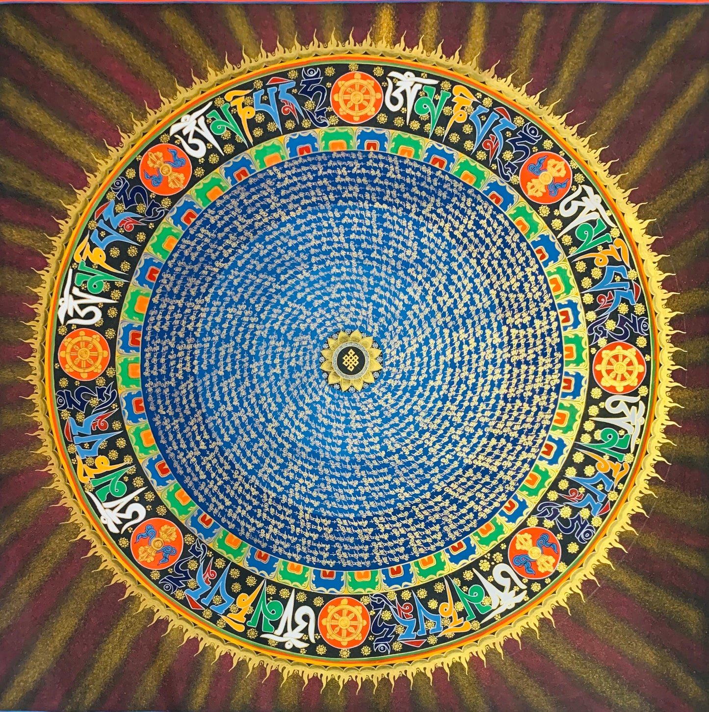 Mantra Mandala Thangka Painting 70*70 - The Thangka