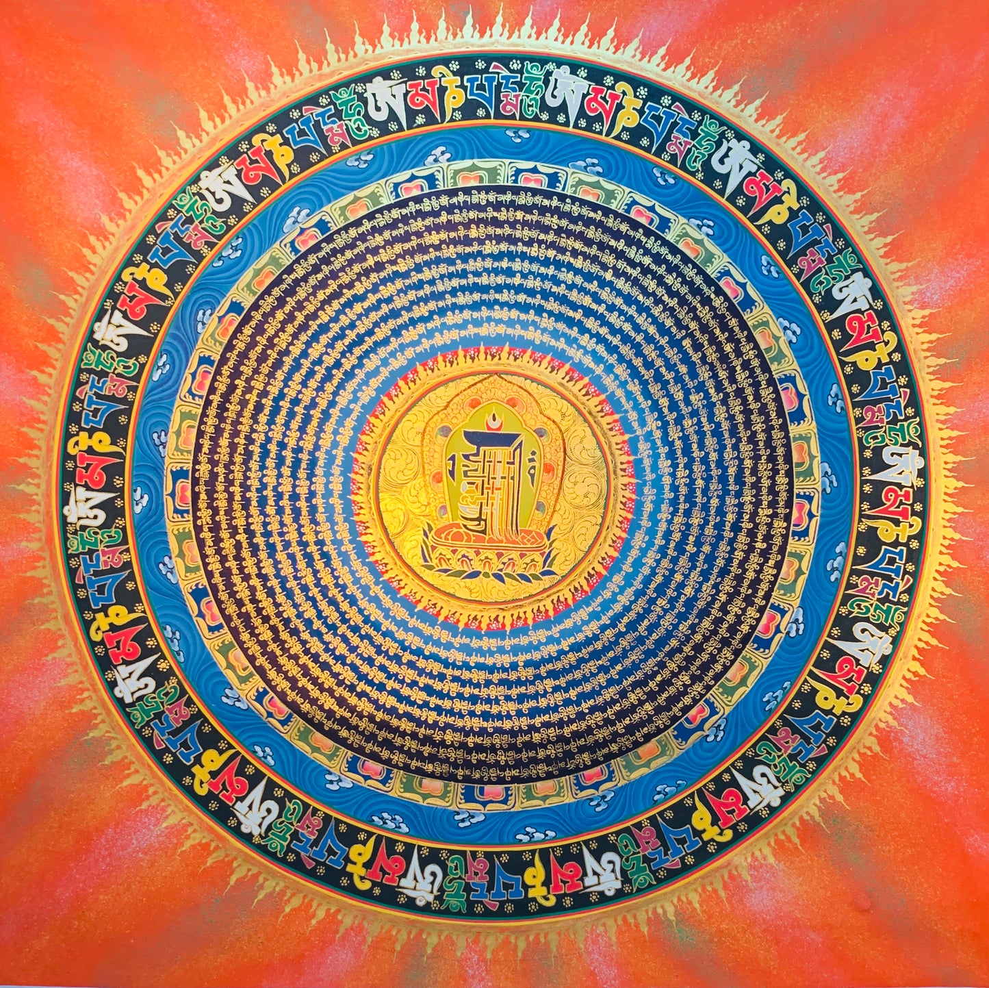 Mantra Mandala Thangka Painting 70*70 - The Thangka