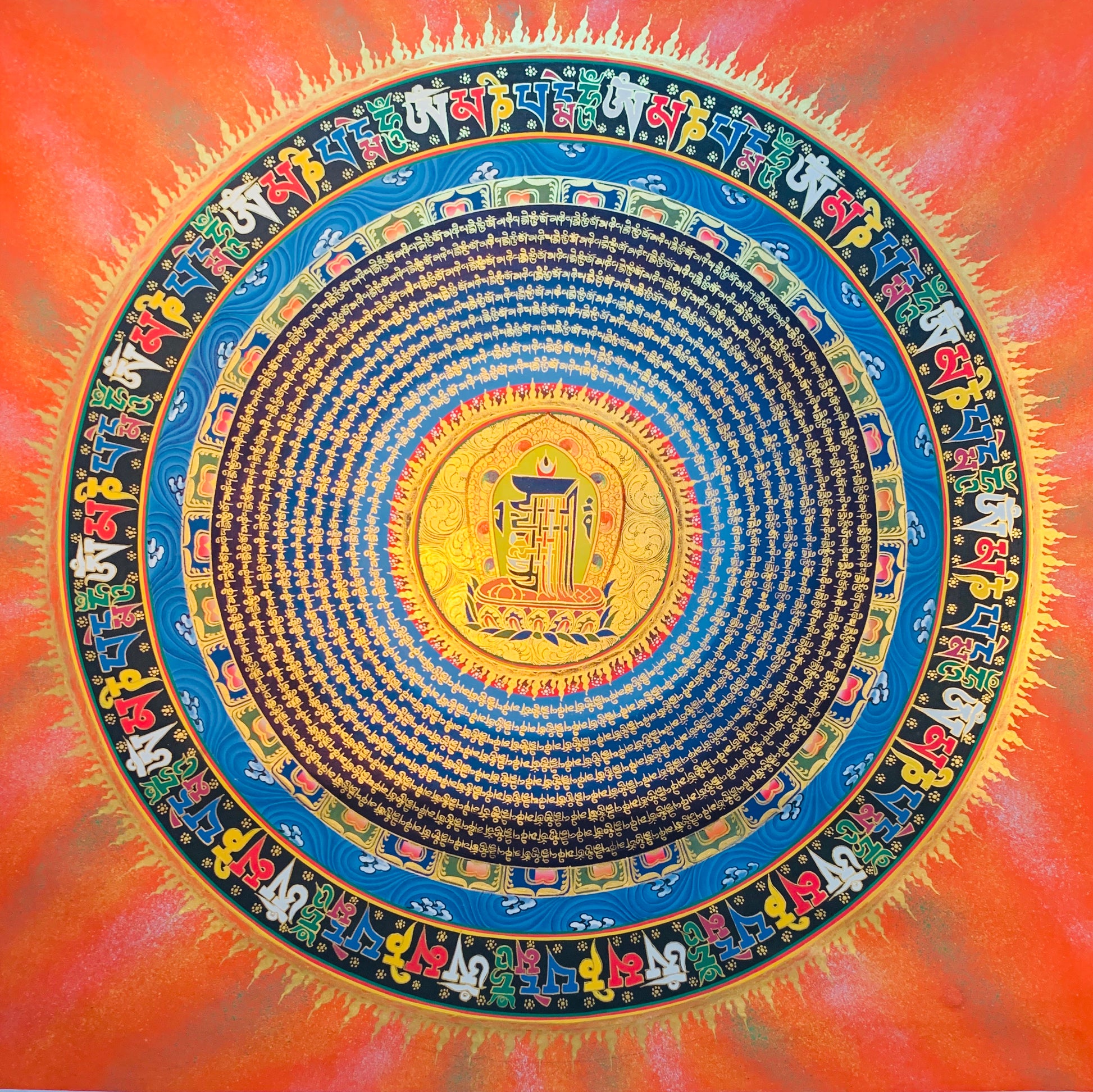 Mantra Mandala Thangka Painting 70*70 - The Thangka