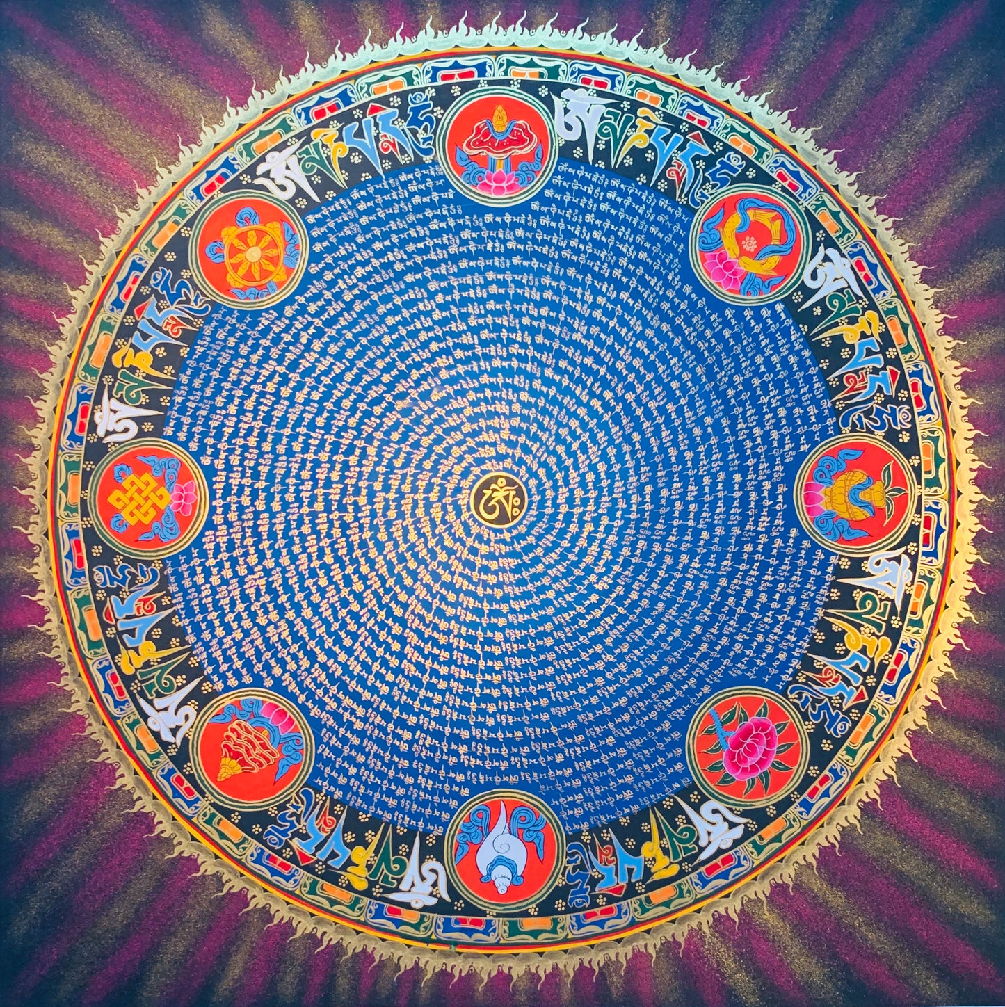 Mantra Mandala Thangka Painting 70*70 - The Thangka