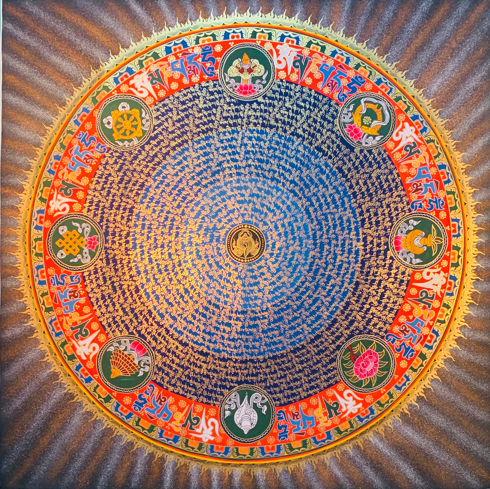 Mantra Mandala Thangka Painting 70*70 - The Thangka